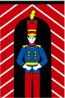 Dollhouse Miniature Rug: Toy Soldier